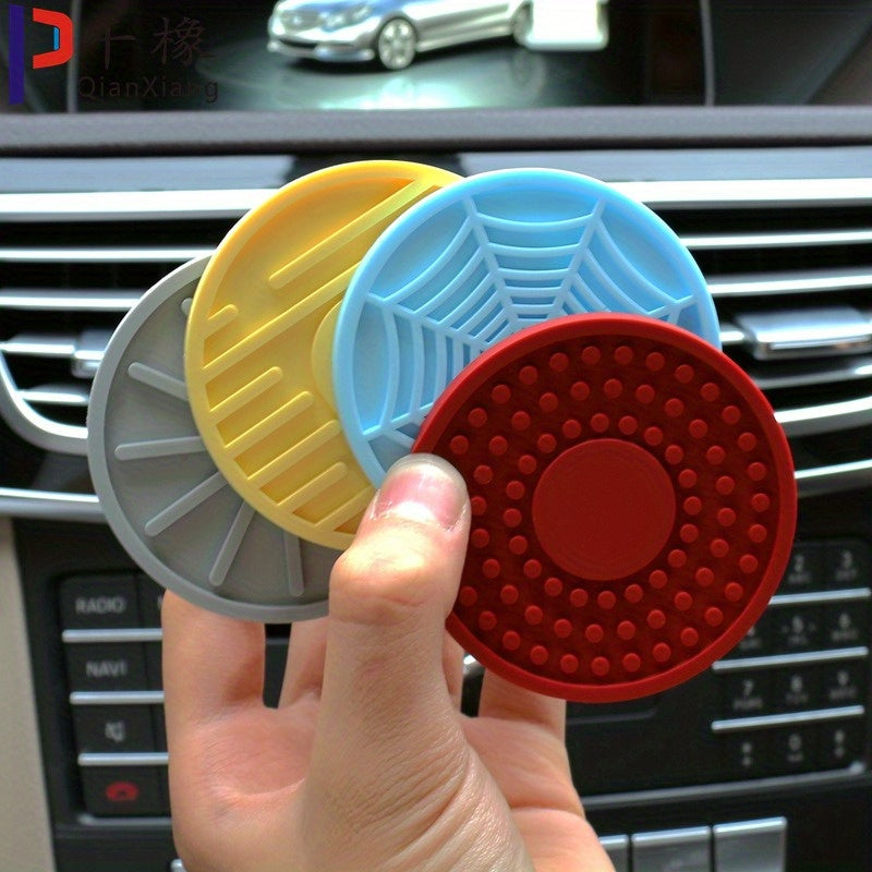 Set of 4-5pcs Round Silicone Cup Coasters