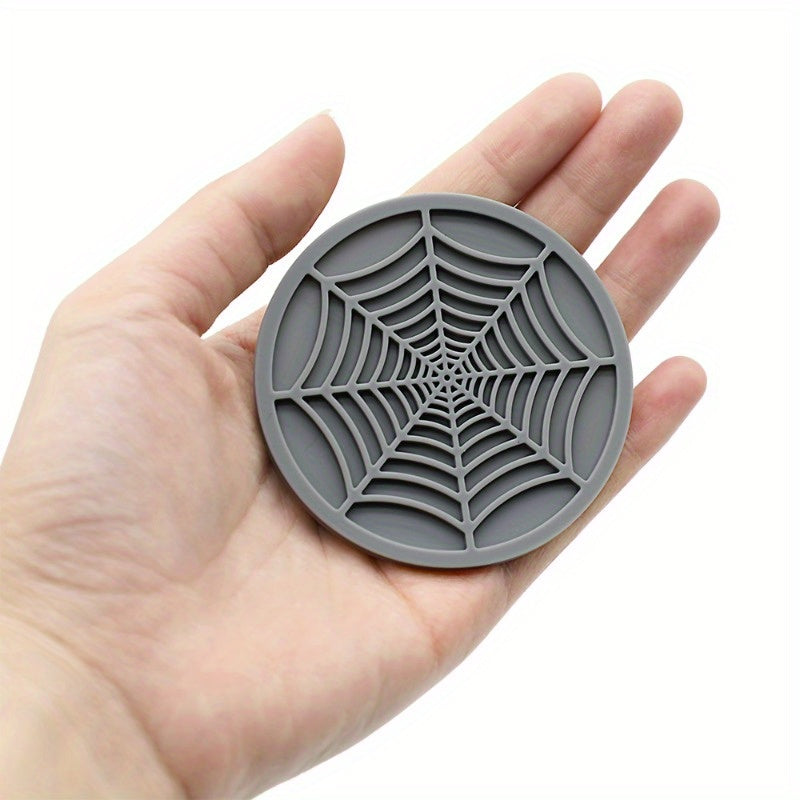 Set of 4-5pcs Round Silicone Cup Coasters