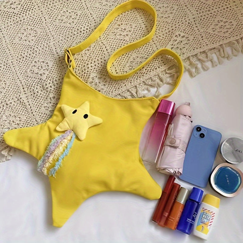 Star Cross Body Bag Canvas Shoulder Bag Gift For Friends