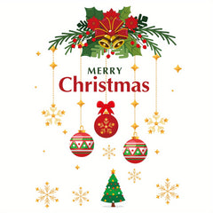 Christmas Door Window Decoration Sticker Festive Party Decorative Wall Sticker