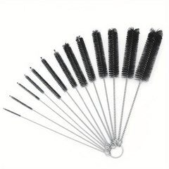 13Pcs Long Nylon Cleaning Straw Brush Set Bottle Tube Washing Tool Kit