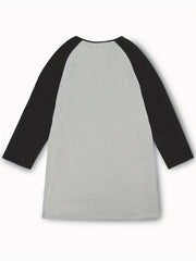 Women's Plus Size Santa Print Round Neck Tee Sleep Dress