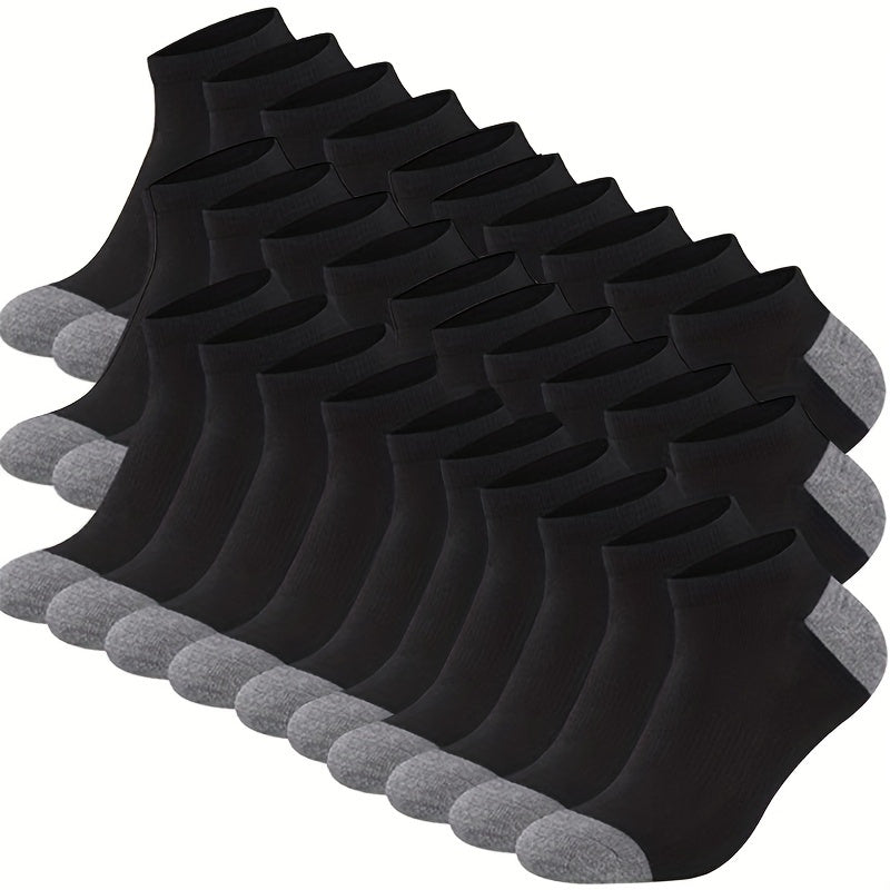 Men's Ankle Socks Cotton Comfort 3-Pack