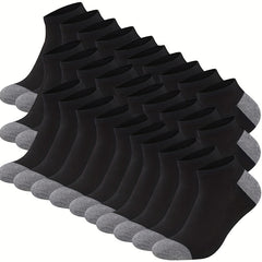 Men's Ankle Socks Cotton Comfort 3-Pack