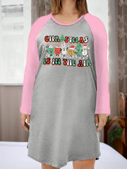 Christmas Nightdress Women's Tee Sleep Dress