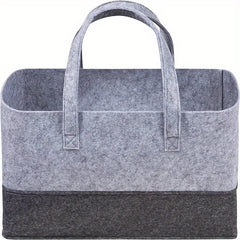 Large Capacity Felt Shopping Bag Tote for Toy Book Storage