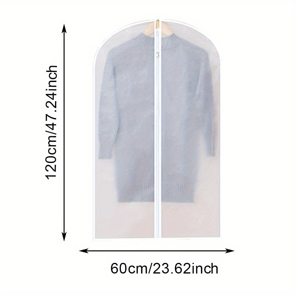 Garment Dust Cover Bags Suit Hanging Storage Bag With Zipper