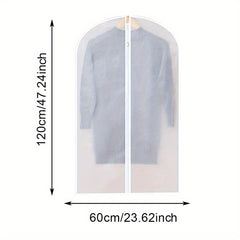 Garment Dust Cover Bags Suit Hanging Storage Bag With Zipper