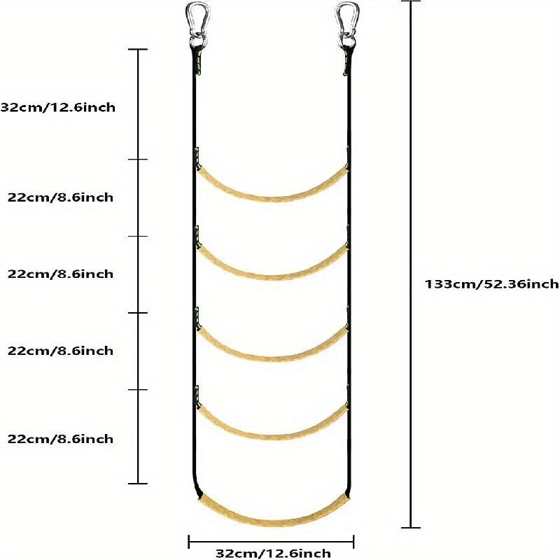 Lightweight Climbing Stick Aider Rope Ladder for Tree Climbing