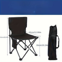 Metal Portable Folding Chair Outdoor Camping Moon Chair
