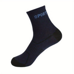 5 Pairs Men's Deodorant Ankle Socks for Outdoor Sports