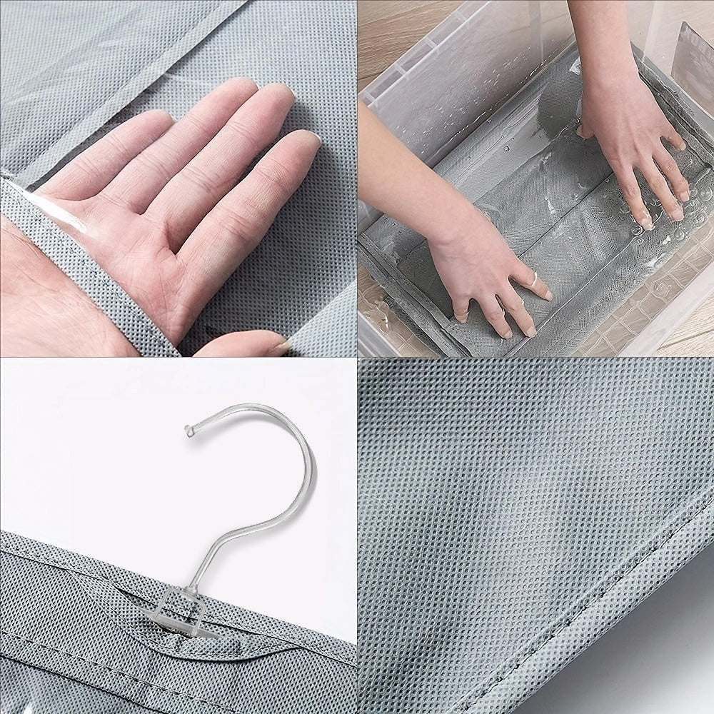 Double-Side Hanging Bag with Grids for Storage Organization