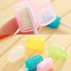 5pcs Toothbrush Head Cover Portable Travel Protective Case