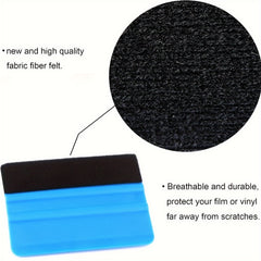 5pcs Vinyl Felt Squeegee Professional Car SCRAPER Plastic Multipurpose