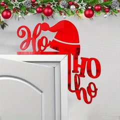 Christmas Hat Acrylic Mirror Sticker Home Decor