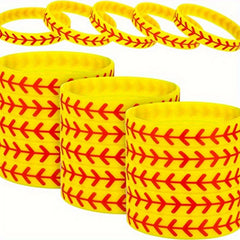 Softball Fans Silicone Bracelet