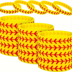 Softball Fans Silicone Bracelet