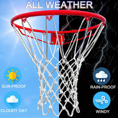 Heavy Duty Basketball Net with 12 Loops - Indoor & Outdoor Use