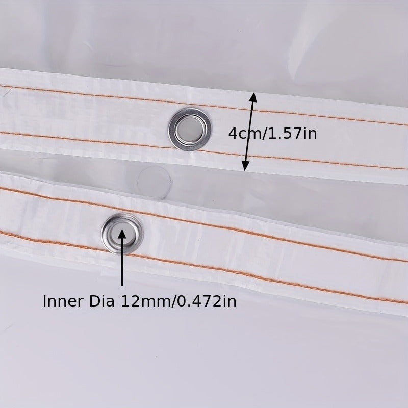 Transparent Thickened Edge Wrapped Rainproof Plastic Film for Tent