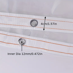 Transparent Thickened Edge Wrapped Rainproof Plastic Film for Tent