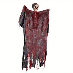 Halloween Hanging Ghost Decoration Horror Skull Head Veil Cloth