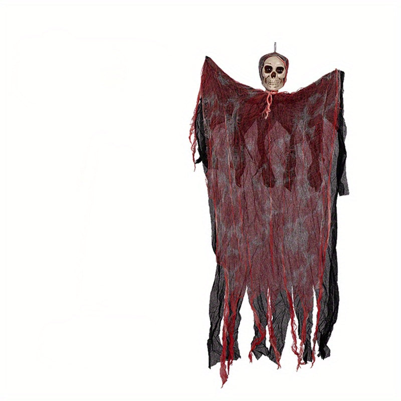 Halloween Hanging Ghost Decoration Horror Skull Head Veil Cloth
