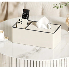 1pc Leather Draw Paper Box Storage Room Decor Kitchen Bathroom Bedroom Decor