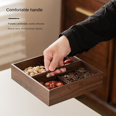 Wooden Storage Tray Dried Fruit Box Desktop Candy Box