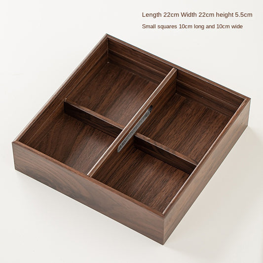Wooden Storage Tray Dried Fruit Box Desktop Candy Box