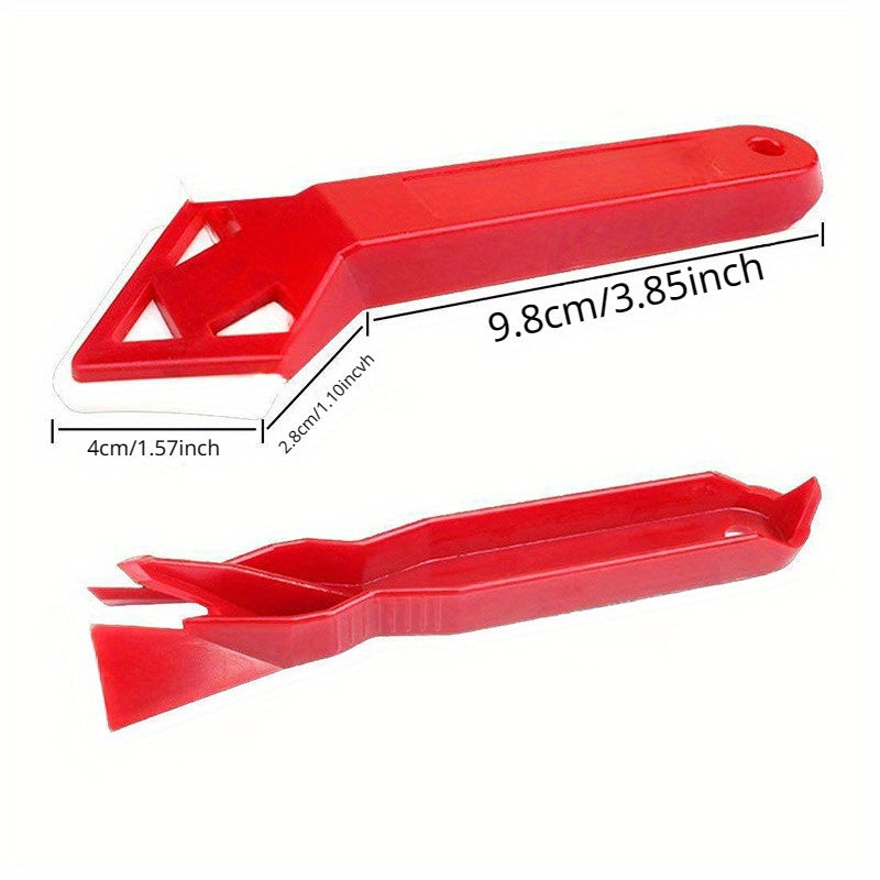 10pcs Red Scraper Shovel Blade Combination Sealant Finishing Tool