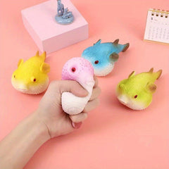 Creative Puffer Pinching Toy Ocean Slow Rebound Ball