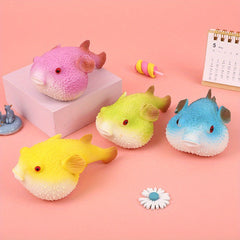 Creative Puffer Pinching Toy Ocean Slow Rebound Ball