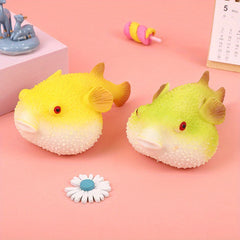 Creative Puffer Pinching Toy Ocean Slow Rebound Ball
