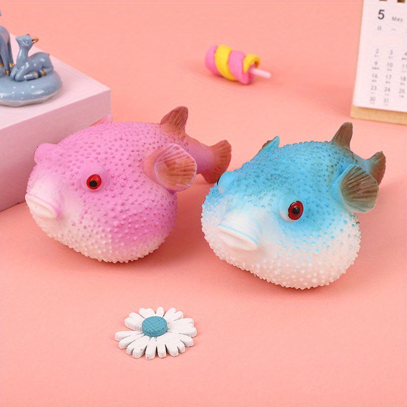 Creative Puffer Pinching Toy Ocean Slow Rebound Ball