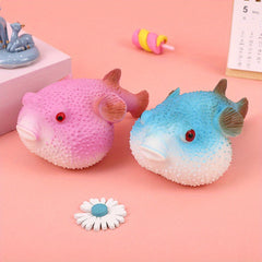 Creative Puffer Pinching Toy Ocean Slow Rebound Ball