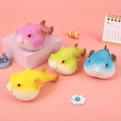 Creative Puffer Pinching Toy Ocean Slow Rebound Ball