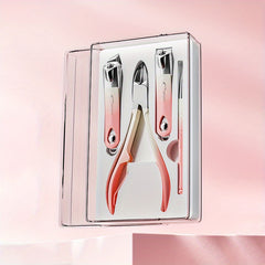 4pcs Nail Clippers Fingernail & Toenail Cutter Set Eagle Mouth Nail Clipper Nose