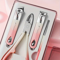 4pcs Nail Clippers Fingernail & Toenail Cutter Set Eagle Mouth Nail Clipper Nose