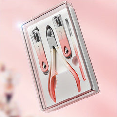 4pcs Nail Clippers Fingernail & Toenail Cutter Set Eagle Mouth Nail Clipper Nose