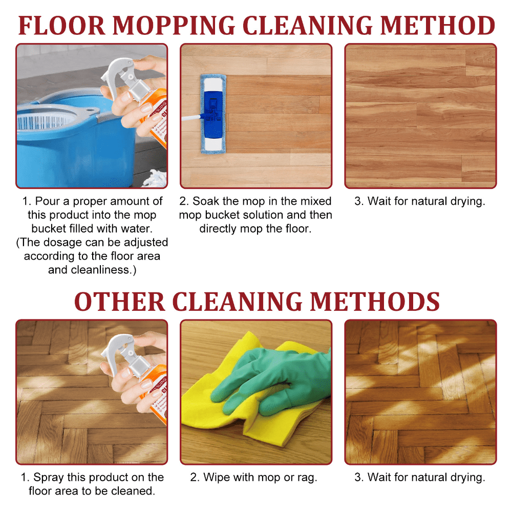 Jayswing Floor Cleaning Wood Floor Descaling Cleaner Polishing