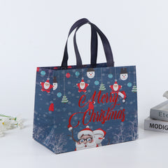 3pcs Christmas Gift Packaging Bag Large Capacity Portable Tote Bag