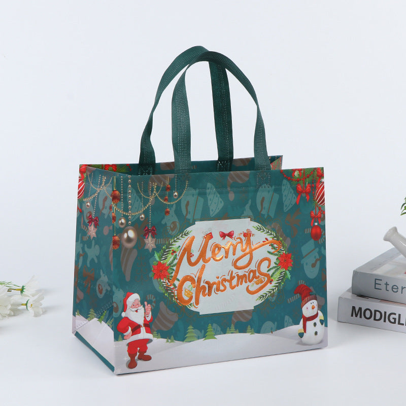 3pcs Christmas Gift Bag Large Capacity Portable Tote Bag