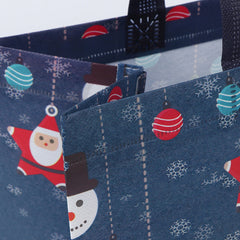 3pcs Christmas Gift Bag Large Capacity Portable Tote Bag