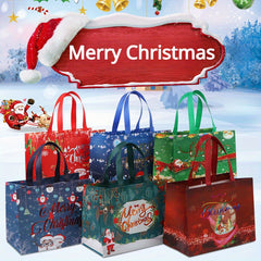 3pcs Christmas Gift Bag Large Capacity Portable Tote Bag