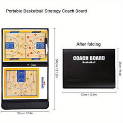 Basketball Coaching Board Portable Coaches Clipboard Magnetic Board Kit