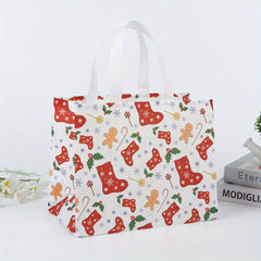 3pcs Gift Packaging Bag Large Capacity Portable Christmas Tote Bag