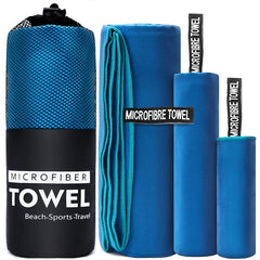 2pcs Quick Drying Microfiber Towels for Sports & Beach
