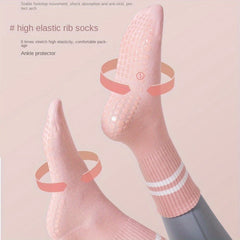 Professional Non Slip Yoga Socks with Grips for Pilates Ballet Barre