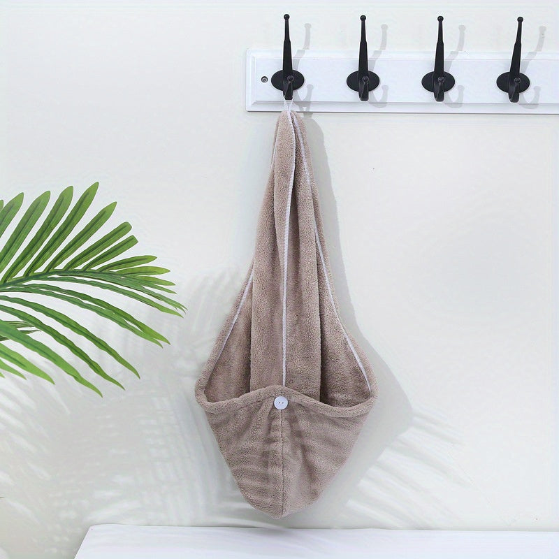 Hair Drying Cap Water Absorbent Towel Shower Cap Soft Camping Towel