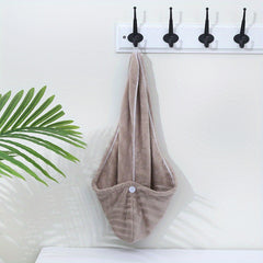Hair Drying Cap Water Absorbent Towel Shower Cap Soft Camping Towel